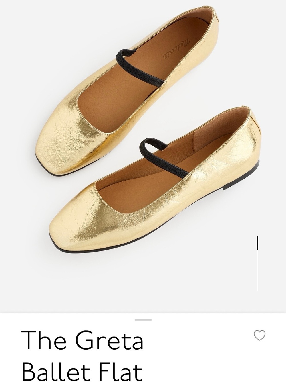 New Madewell The Greta Ballet Flat